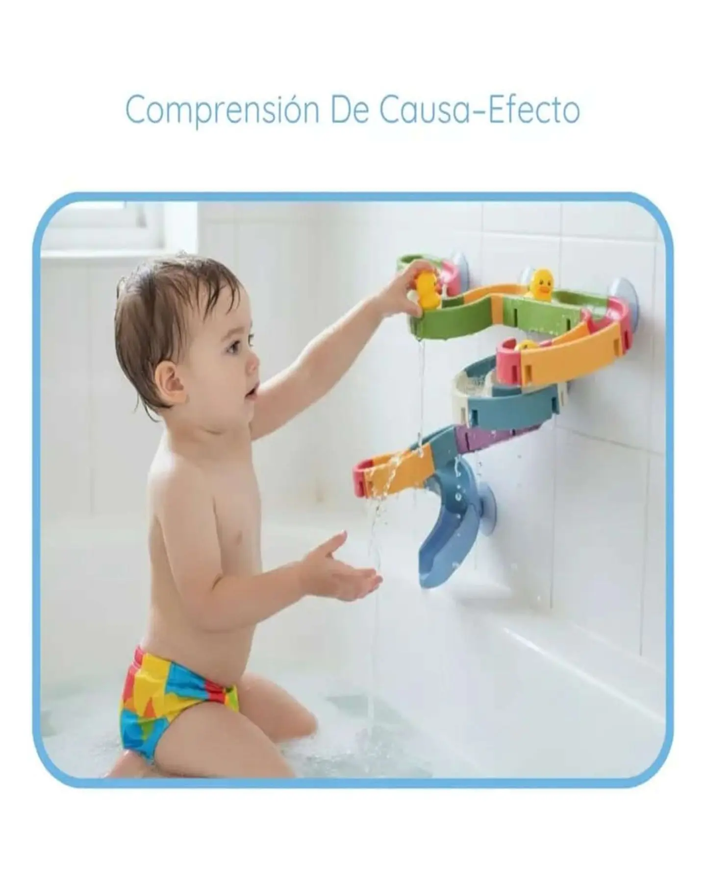 Juguete Armable Tobogán Juego de Baño para Niños 3