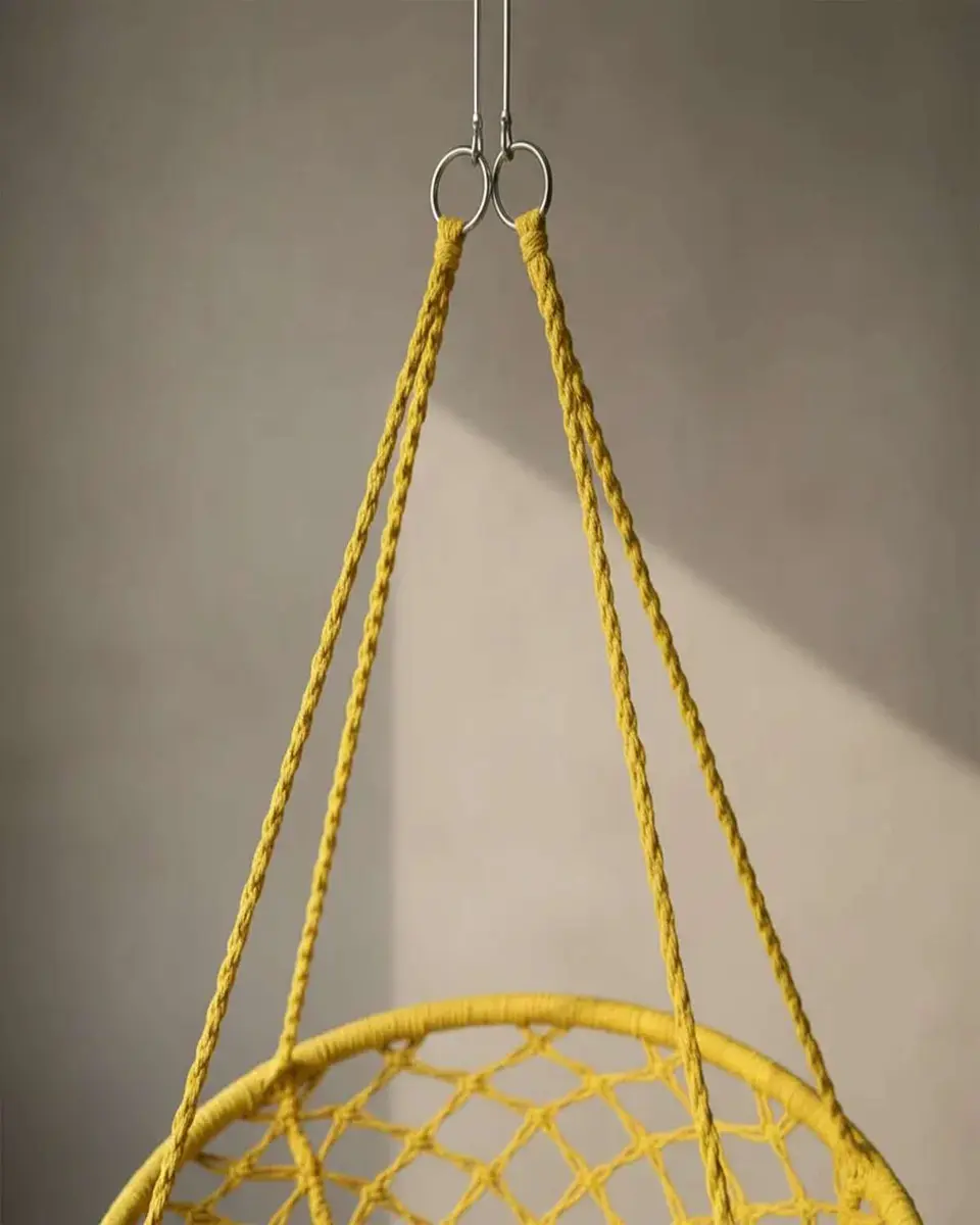 Hamaca Silla Colgante Reforzada para Interior y Exterior SIN COJINES 3