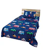 Juego de Sabanas de verano Autitos niño Infantil plaza y media  MAS 1 ALMOHADA - Miniatura 4