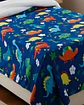 Juego de Sabanas de verano Dinosaurio niño Infantil plaza y media  MAS 1 ALMOHADA - Miniatura 3