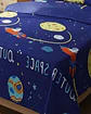 Juego de Sabanas de verano Planeta Astronauta Infantil plaza y media  MAS 1 ALMOHADA - Miniatura 3