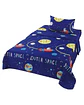 Juego de Sabanas de verano Planeta Astronauta Infantil plaza y media  MAS 1 ALMOHADA - Miniatura 4