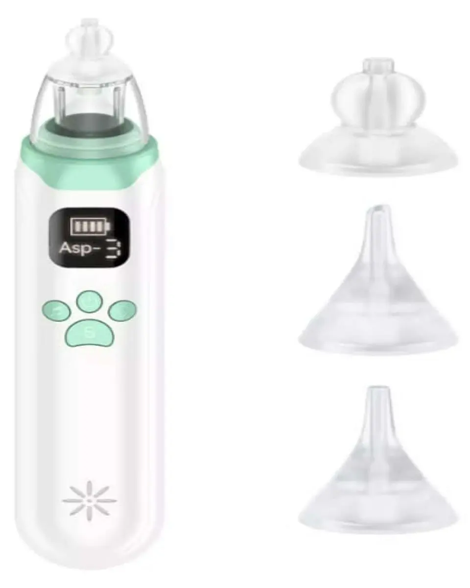Aspirador Nasal para bebes Electrico Recargable Verde 4