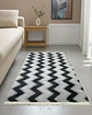 ALFOMBRA CON RELIEVE DISEÑO JACQUARD ANTIDESLIZANTE 150X200 CM - Miniatura 3