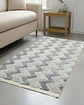 ALFOMBRA CON RELIEVE DISEÑO JACQUARD ANTIDESLIZANTE 150X200 CM - Miniatura 1