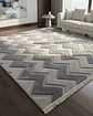 ALFOMBRA CON RELIEVE DISEÑO JACQUARD ANTIDESLIZANTE 150X200 CM - Miniatura 3