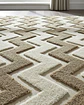 ALFOMBRA CON RELIEVE DISEÑO JACQUARD ANTIDESLIZANTE 150X200 CM - Miniatura 4
