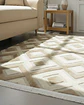 ALFOMBRA CON RELIEVE DISEÑO JACQUARD ANTIDESLIZANTE 150X200 CM - Miniatura 2