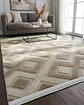 ALFOMBRA CON RELIEVE DISEÑO JACQUARD ANTIDESLIZANTE 150X200 CM - Miniatura 4
