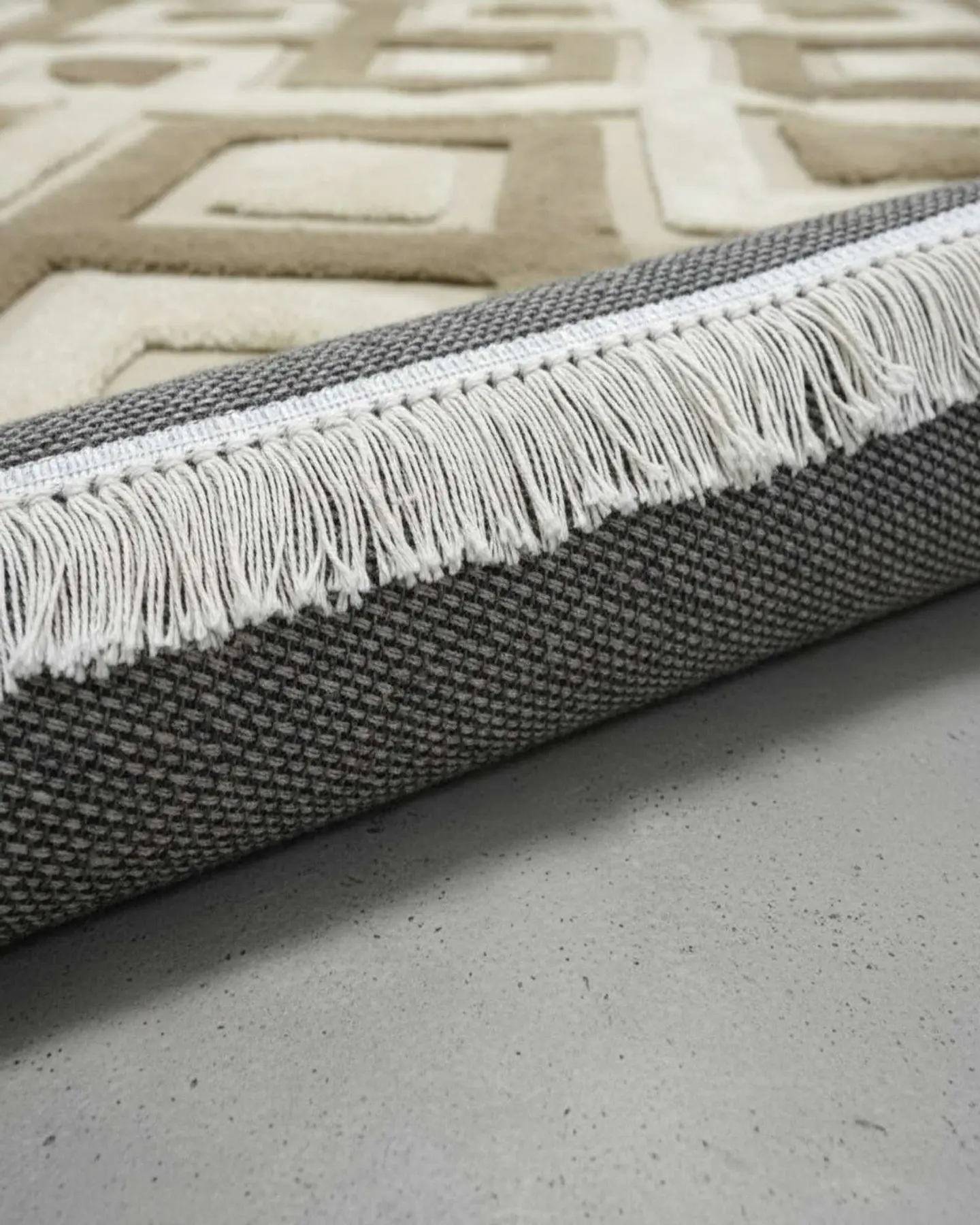 ALFOMBRA CON RELIEVE DISEÑO JACQUARD ANTIDESLIZANTE 150X200 CM 5