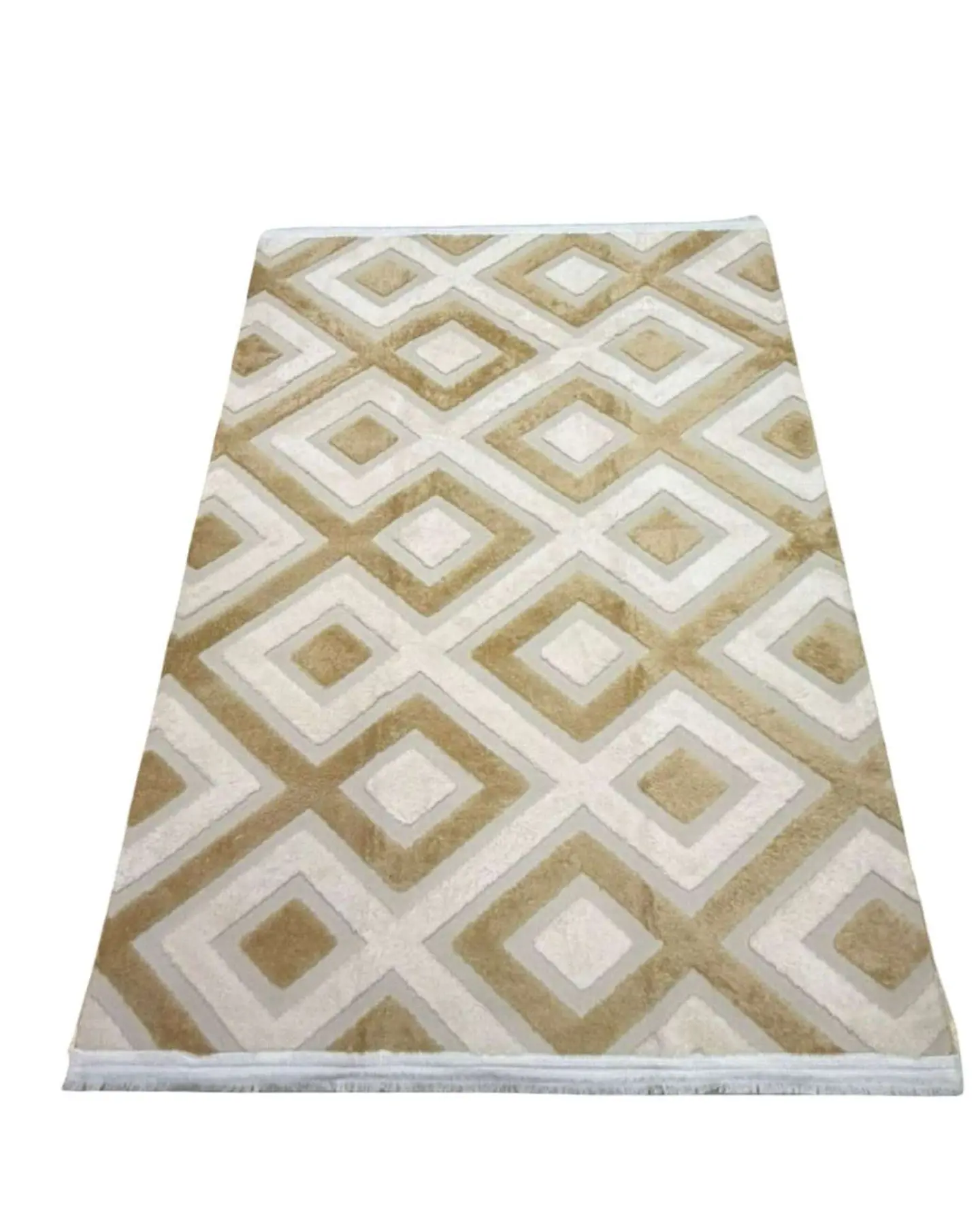 ALFOMBRA CON RELIEVE DISEÑO JACQUARD ANTIDESLIZANTE 150X200 CM 7