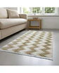 ALFOMBRA CON RELIEVE DISEÑO JACQUARD ANTIDESLIZANTE 150X200 CM - Miniatura 1