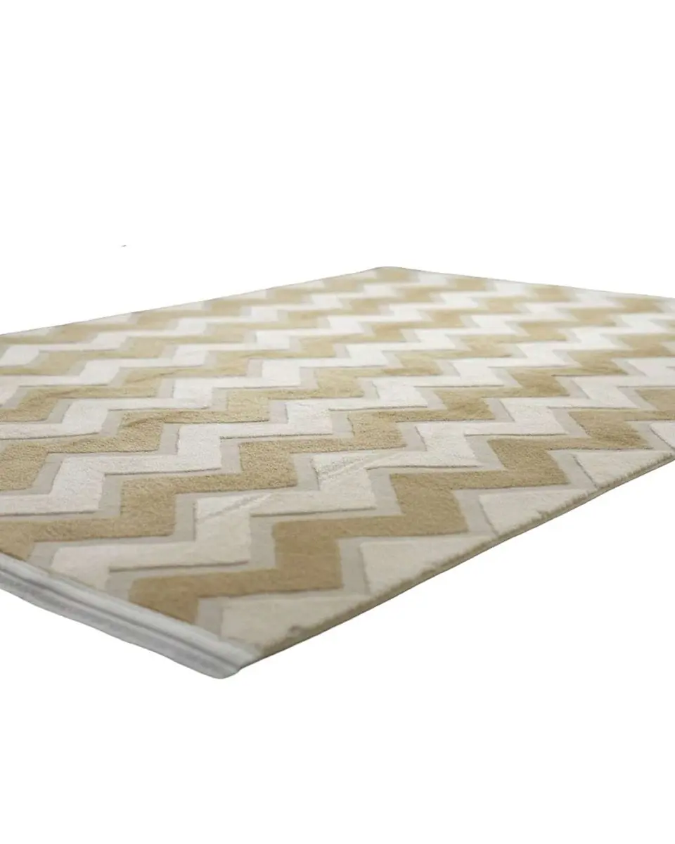 ALFOMBRA CON RELIEVE DISEÑO JACQUARD ANTIDESLIZANTE 150X200 CM 7