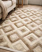 ALFOMBRA CON RELIEVE DISEÑO JACQUARD ANTIDESLIZANTE 150X200 CM - Miniatura 3