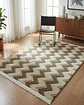 ALFOMBRA CON RELIEVE DISEÑO JACQUARD ANTIDESLIZANTE 180X200 CM - Miniatura 1