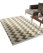 ALFOMBRA CON RELIEVE DISEÑO JACQUARD ANTIDESLIZANTE 180X200 CM - Miniatura 8