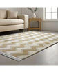 ALFOMBRA CON RELIEVE DISEÑO JACQUARD ANTIDESLIZANTE 180X200 CM - Miniatura 2