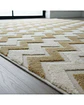 ALFOMBRA CON RELIEVE DISEÑO JACQUARD ANTIDESLIZANTE 180X200 CM - Miniatura 3