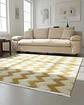 ALFOMBRA CON RELIEVE DISEÑO JACQUARD ANTIDESLIZANTE 200X240 CM - Miniatura 1