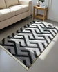 ALFOMBRA CON RELIEVE DISEÑO JACQUARD ANTIDESLIZANTE 200X240 CM - Miniatura 5