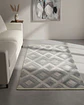 ALFOMBRA CON RELIEVE DISEÑO JACQUARD ANTIDESLIZANTE 200X240 CM - Miniatura 5