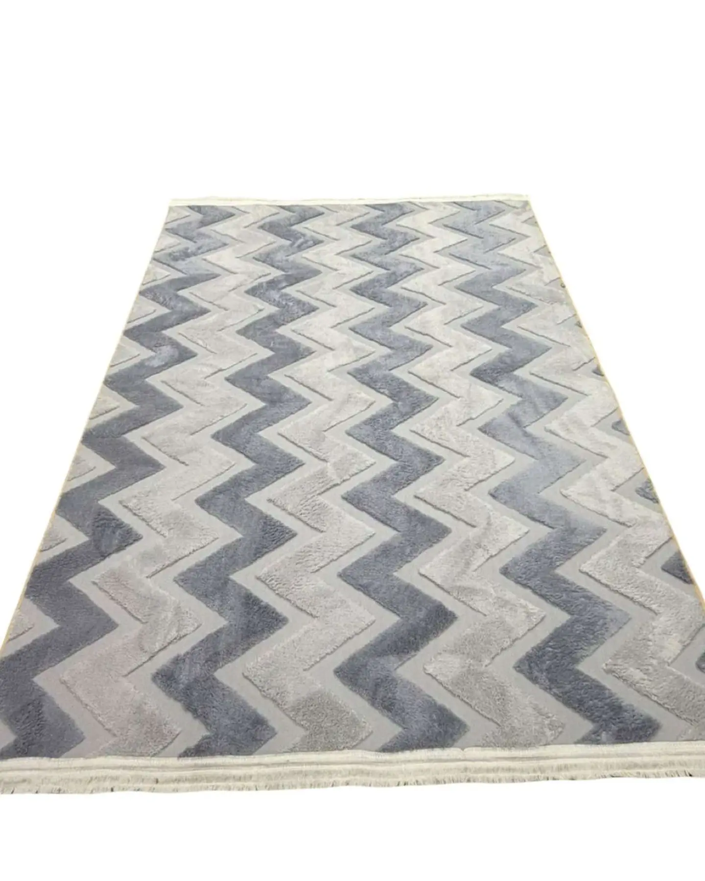 ALFOMBRA CON RELIEVE DISEÑO JACQUARD ANTIDESLIZANTE 200X240 CM 6