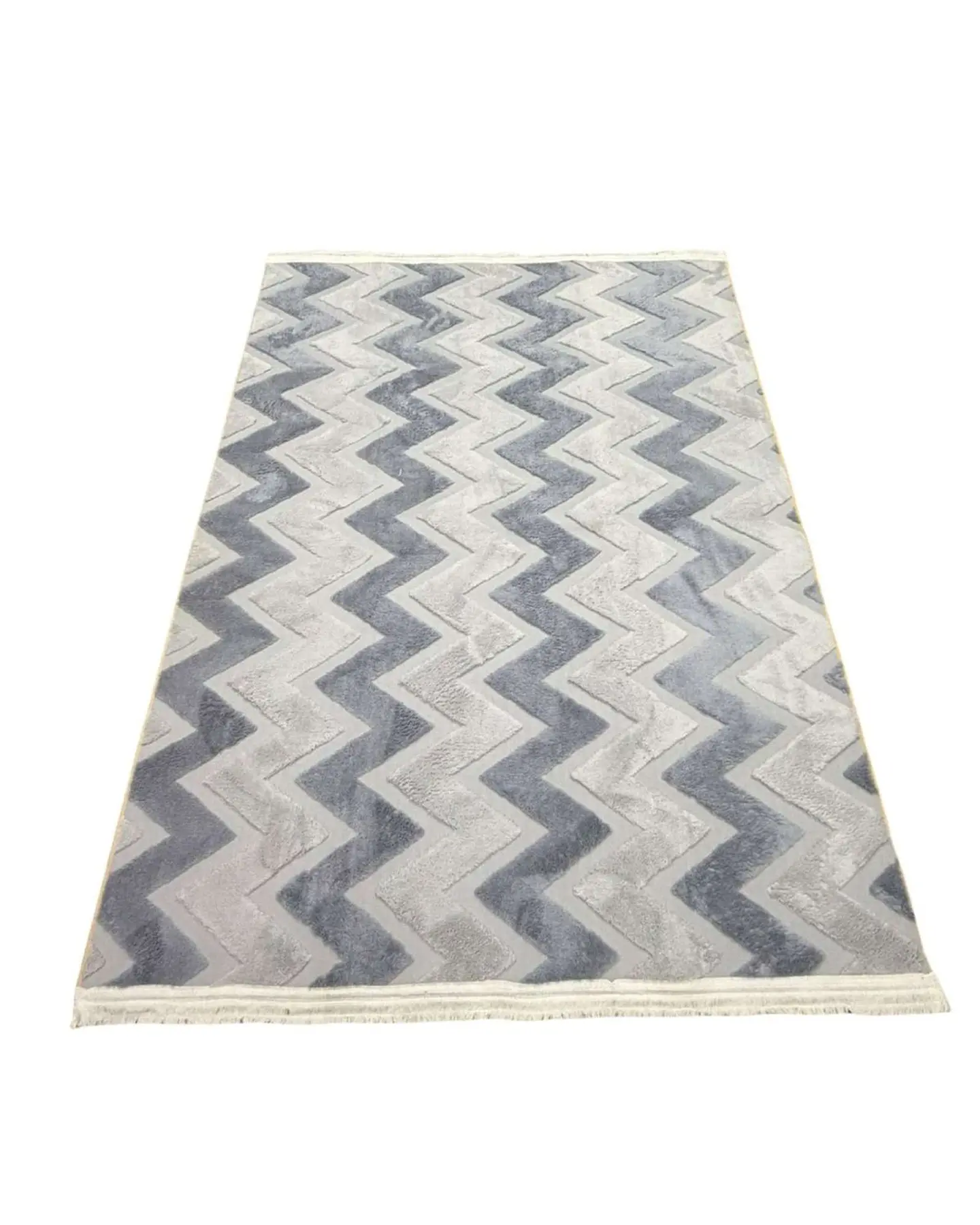 ALFOMBRA CON RELIEVE DISEÑO JACQUARD ANTIDESLIZANTE 200X240 CM 7