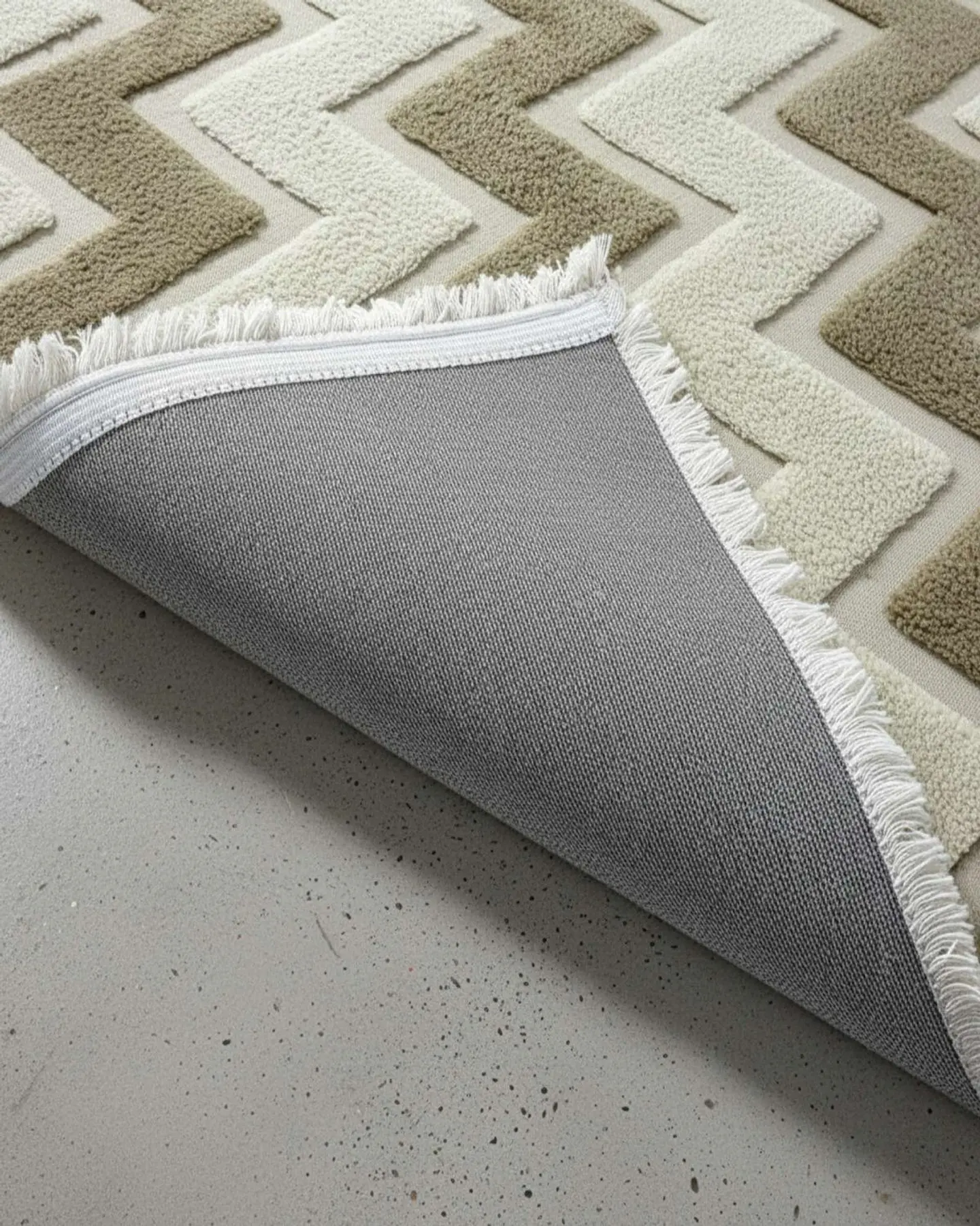 ALFOMBRA CON RELIEVE DISEÑO JACQUARD ANTIDESLIZANTE 200X240 CM 5