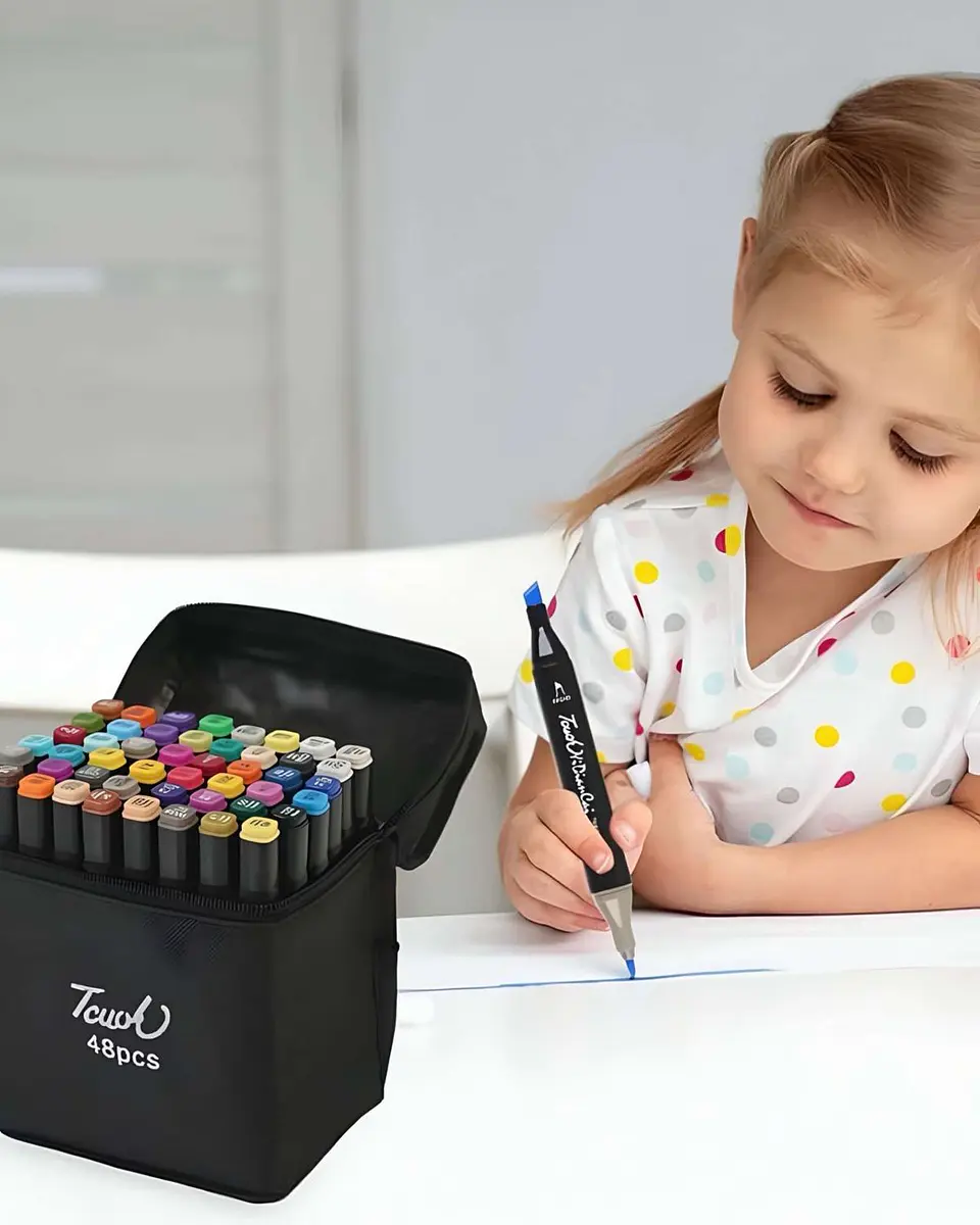 Rotuladores 48 Colores de Dibujo Artístico doble punta 5