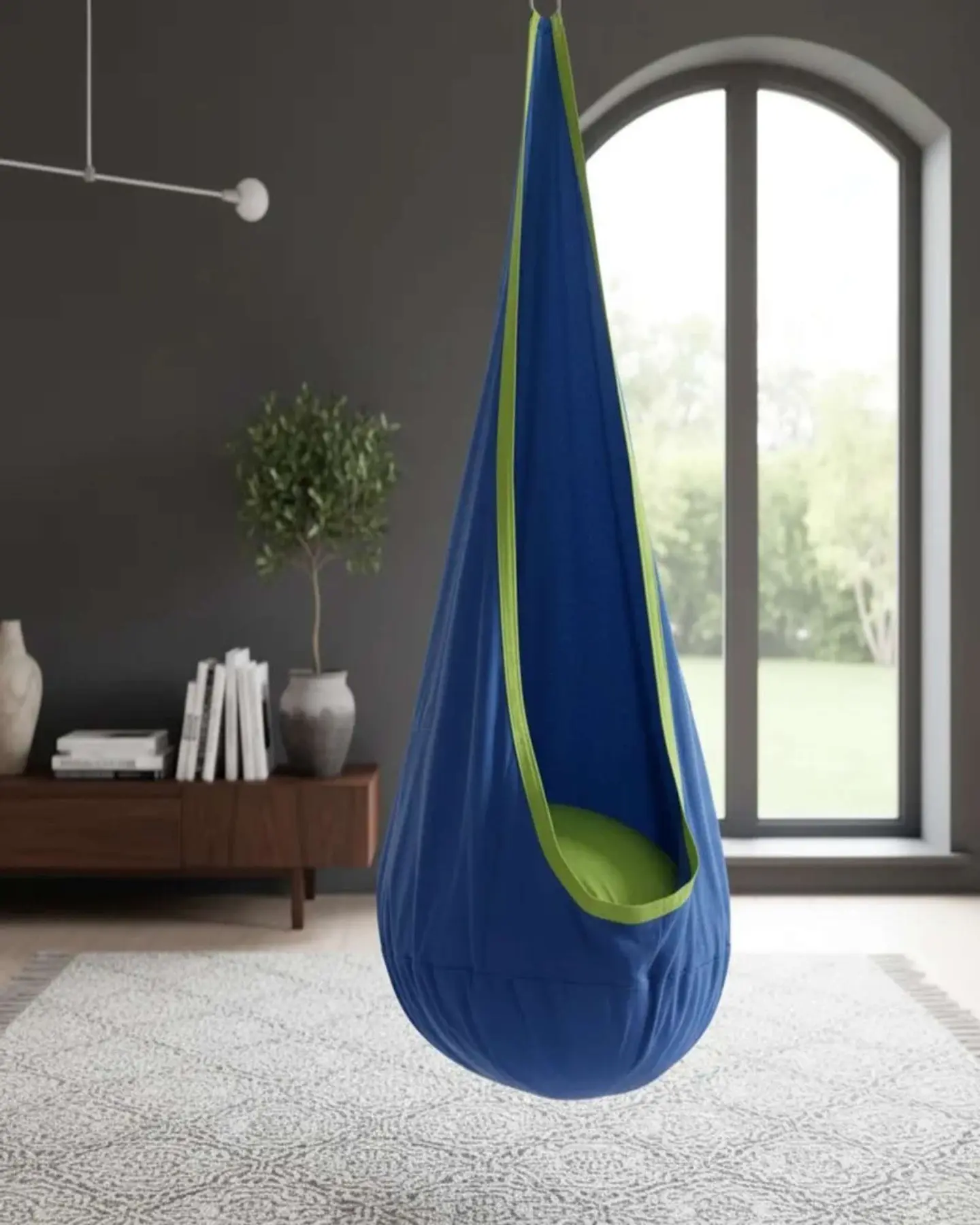 Hamaca Columpio con Cojin Niños Interior Y Exterior 2