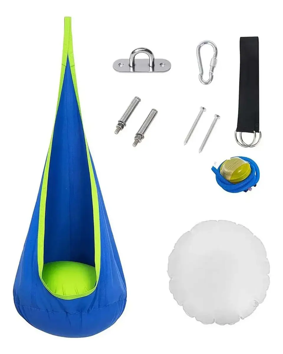 Hamaca Columpio con Cojin Niños Interior Y Exterior 5