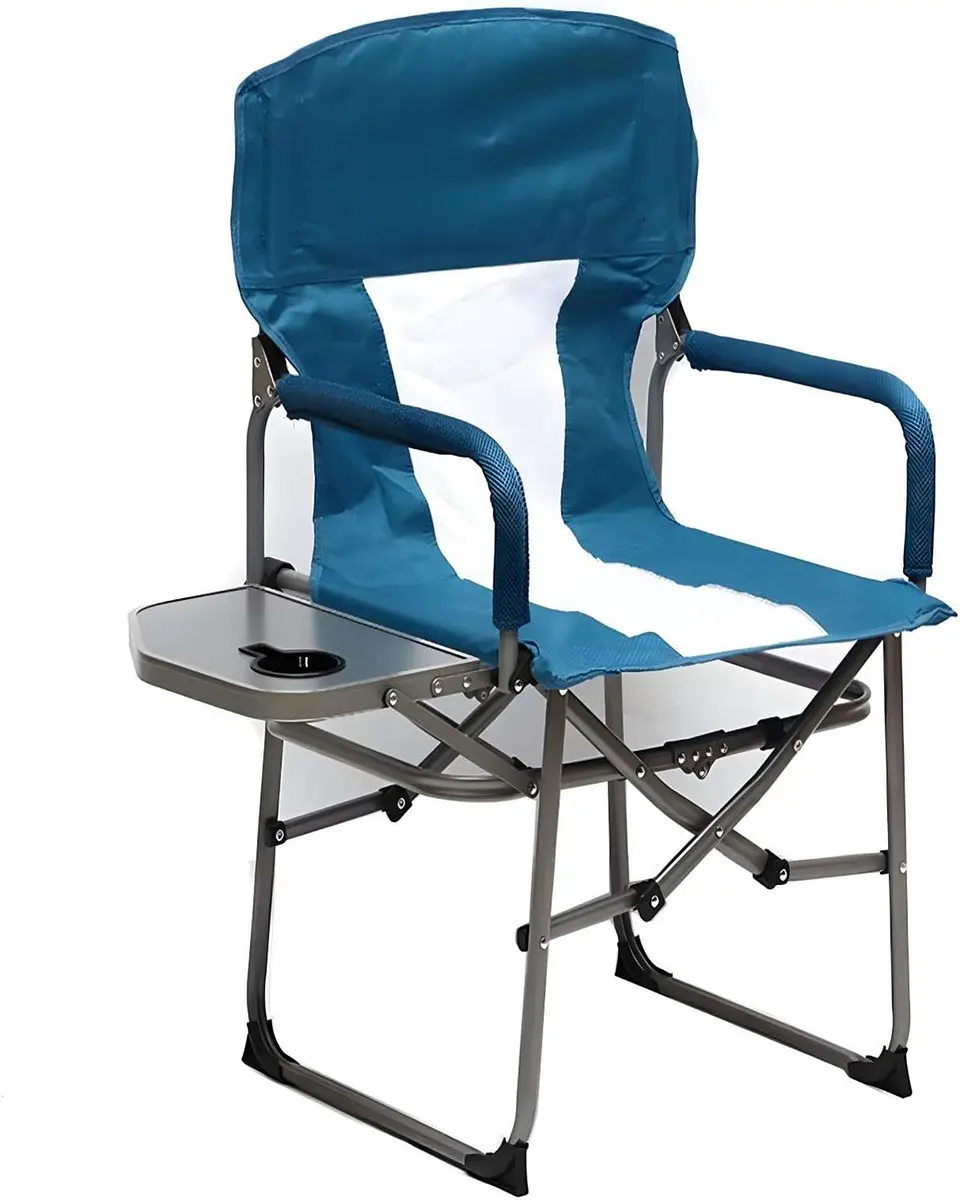 Silla Plegable De Playa Camping Picnic Porta Vasos Portátil 2