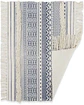 Alfombra de Lino Bajada de Cama estilo Boho medida 60 cm x 90 cm - Miniatura 3