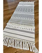 Alfombra de Lino Bajada de Cama estilo Boho medida 60 cm x 90 cm - Miniatura 4