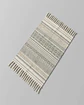 Alfombra de Lino Bajada de Cama estilo Boho medida 60 cm x 90 cm - Miniatura 5