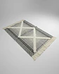 Pack de 2 Alfombra de Lino Bajada de Cama estilo Boho medida 60 cm x 90 cm - Miniatura 3