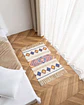 Pack de 2 Alfombra de Lino Bajada de Cama estilo Boho medida 60 cm x 90 cm - Miniatura 3