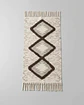 Pack de 2 Alfombra de Lino Bajada de Cama estilo Boho medida 60 cm x 90 cm - Miniatura 6