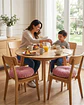 Set De 2 Cojines Rueda Terciopelo Redondo Sofa Decorativo - Miniatura 6