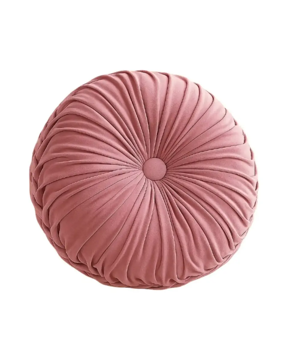 Set De 2 Cojines Rueda Terciopelo Redondo Sofa Decorativo 7