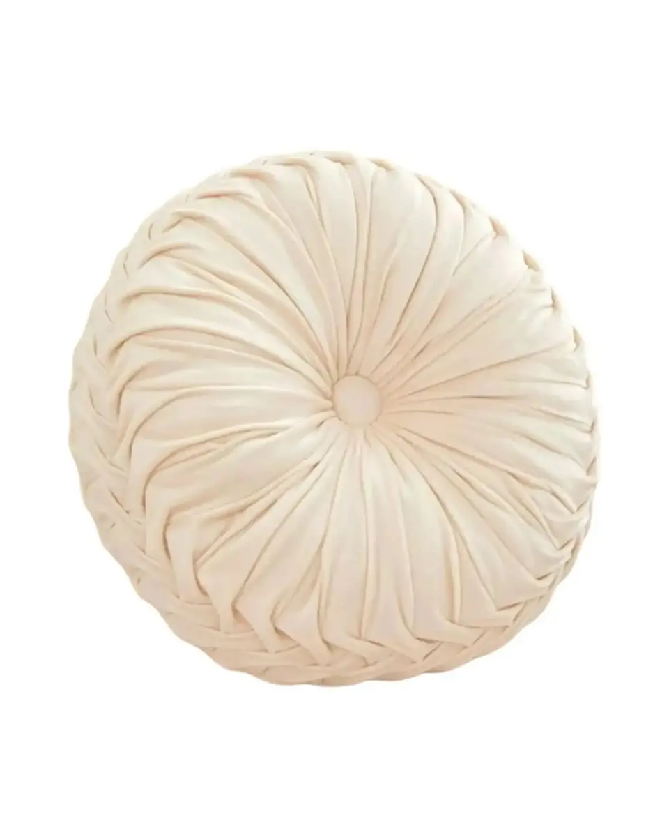 Set De 2 Cojines Rueda Terciopelo Redondo Sofa Decorativo 7