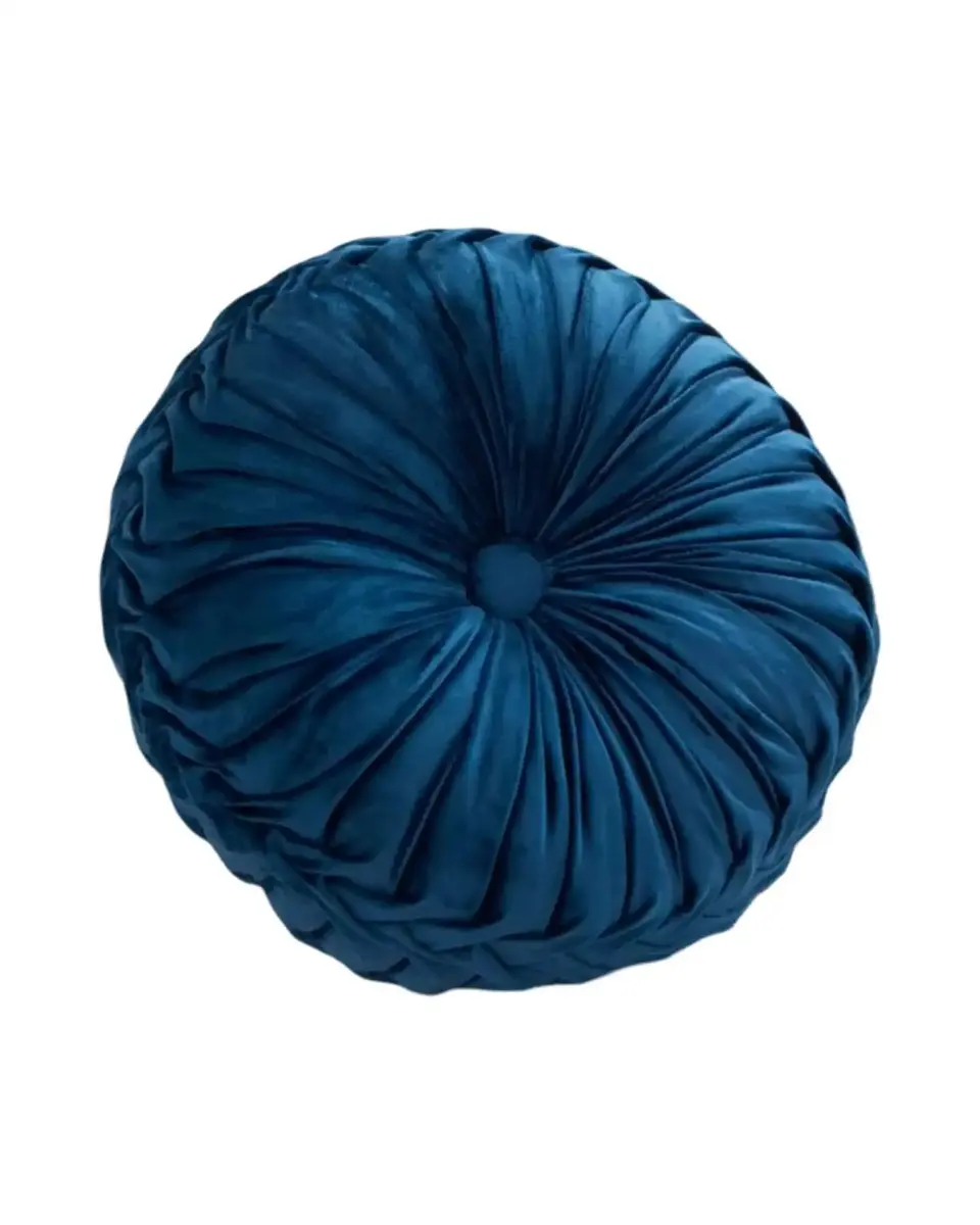 Set De 2 Cojines Rueda Terciopelo Redondo Sofa Decorativo 7
