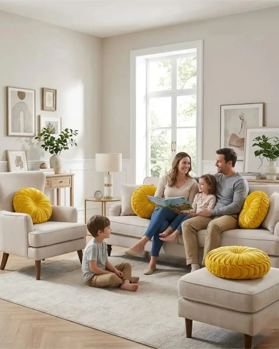 Set De 2 Cojines Rueda Terciopelo Redondo Sofa Decorativo 6