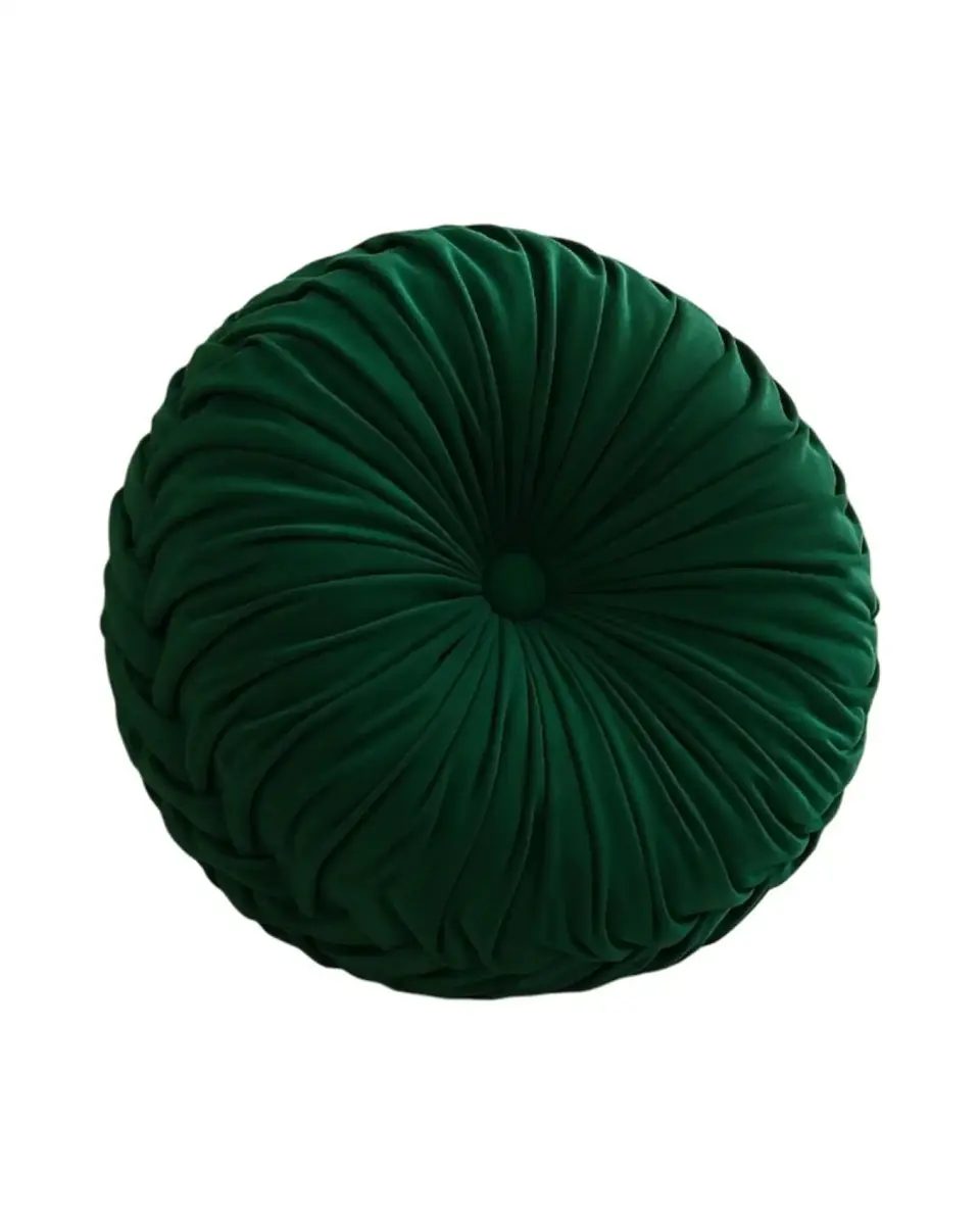 Set De 2 Cojines Rueda Terciopelo Redondo Sofa Decorativo 7