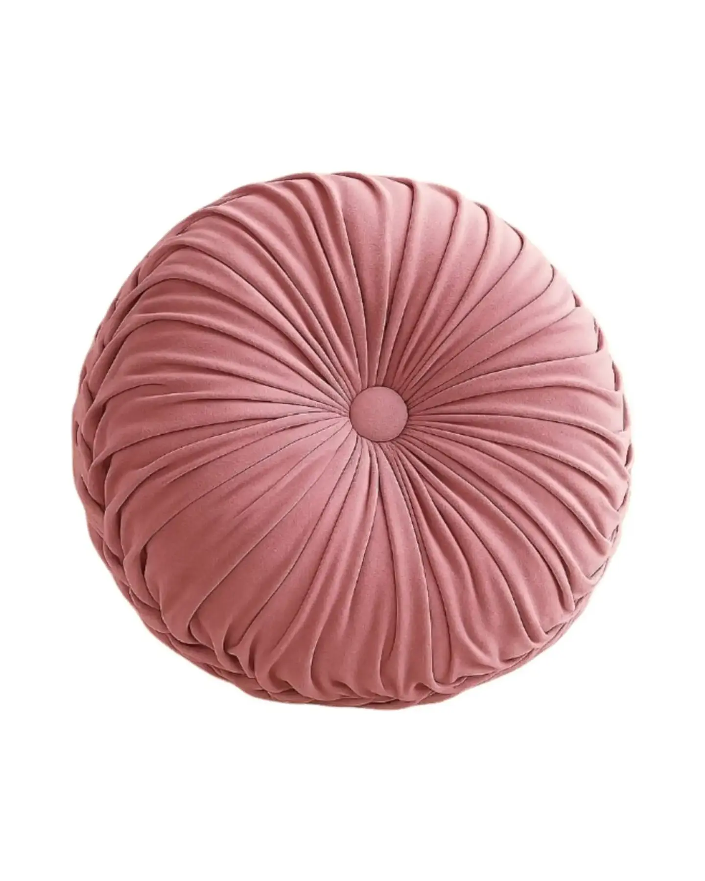 Cojin Rueda Terciopelo Redondo Sofa Decorativo Salon 7