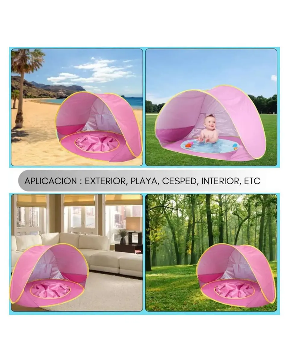 CARPA DE PLAYA O CAMPING BEBE NIÑA 2