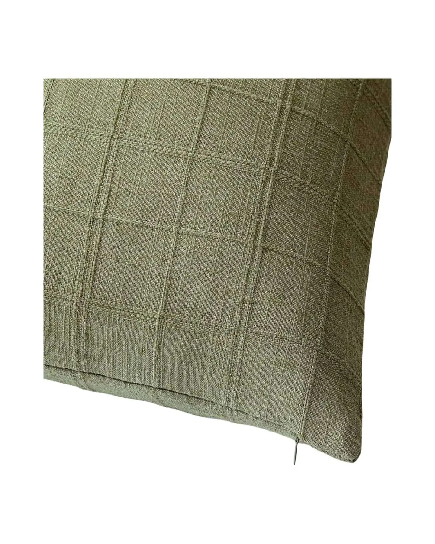 Pack de 2 Fundas de cojin Jacquard cuadrille 4