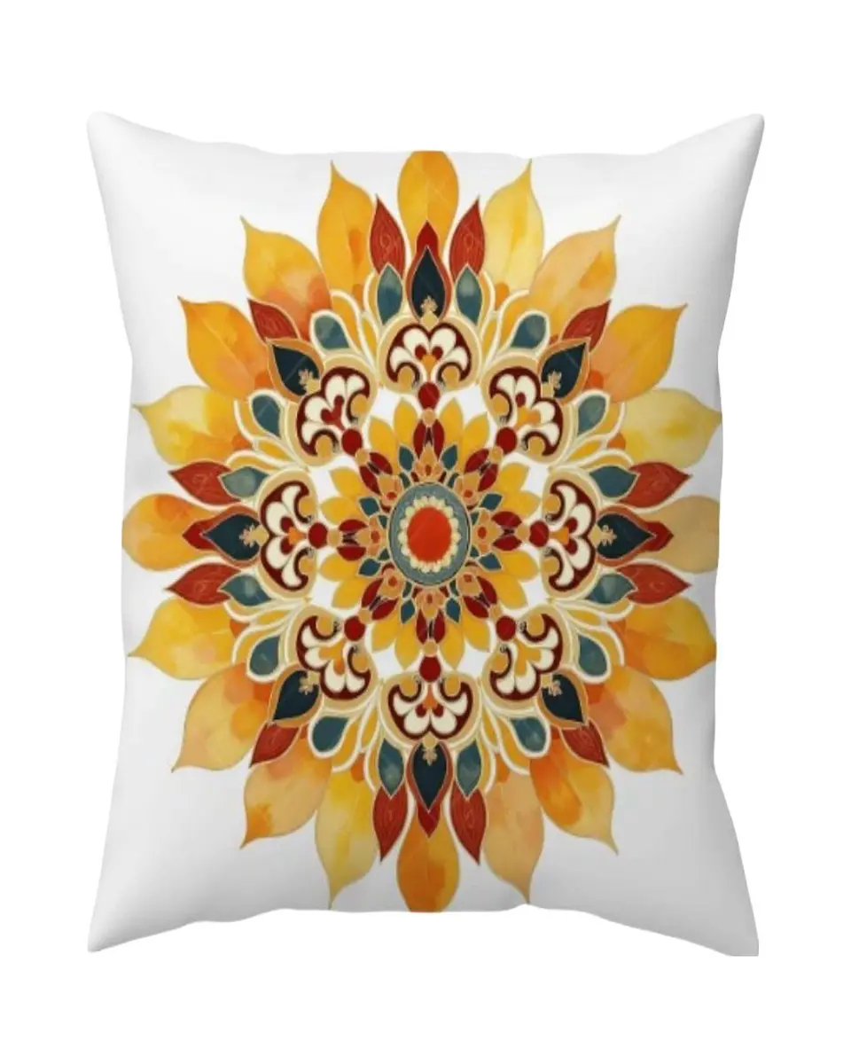Pack de 2 Fundas de cojin mandala estampadas 1