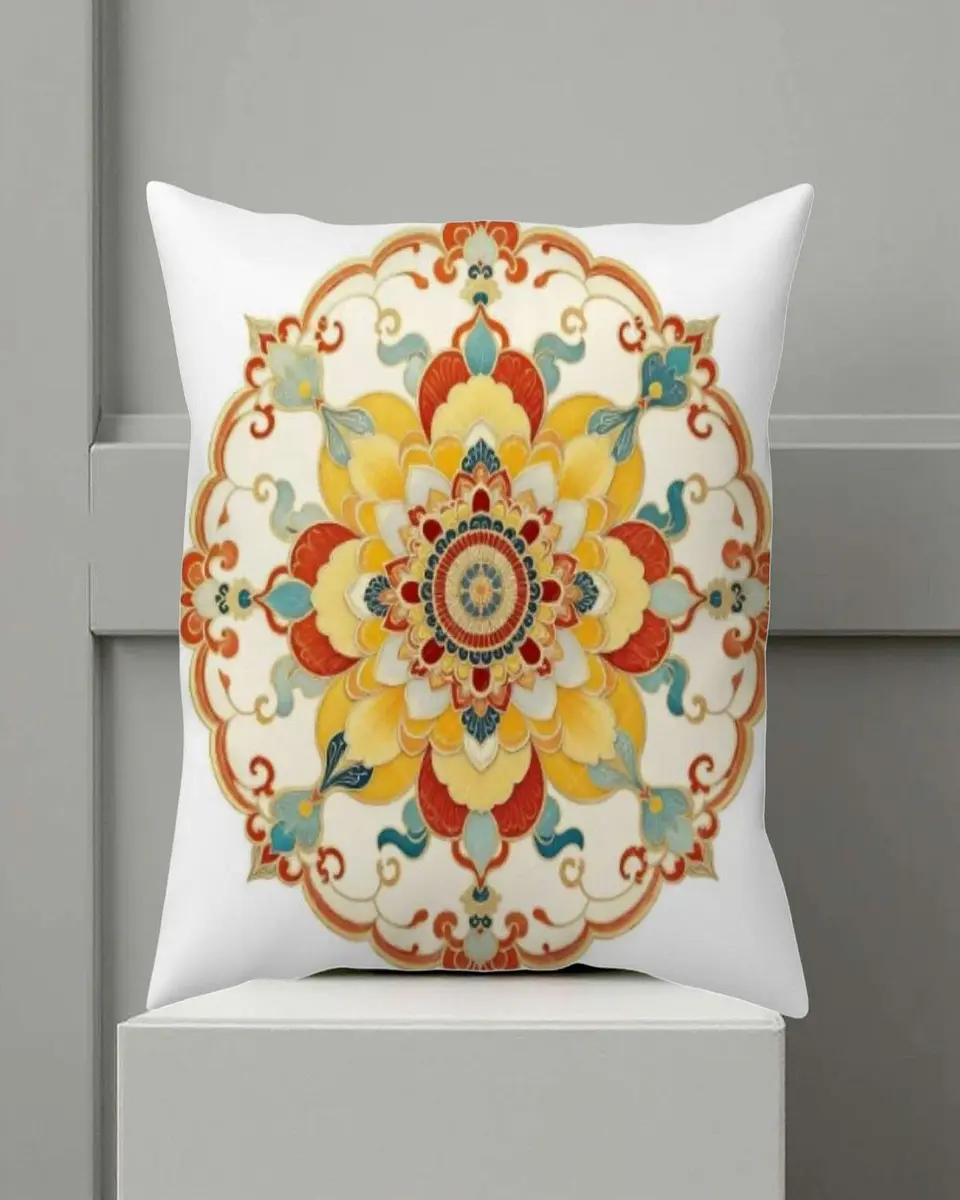 Pack de 2 Fundas de cojin mandala estampadas 4