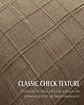 Pack de 4 Fundas de cojin Jacquard cuadrille - Miniatura 4